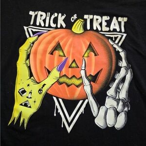 Torrid Black Trick or Treat Graphic Tee